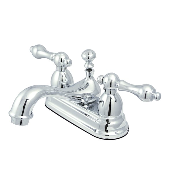KS3601AL 4" Centerset Bathroom Faucet, Polished Chrome